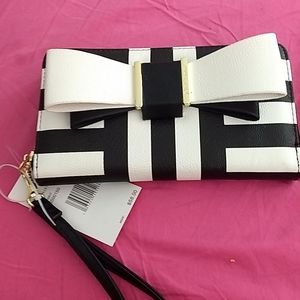 Betsey Johnson Big Bow Wristlet